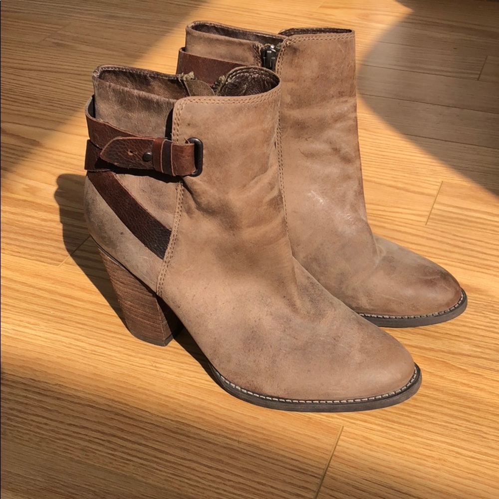 Aldo Grey Ankle Boots